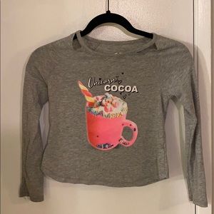 Long sleeved girls justice shirt